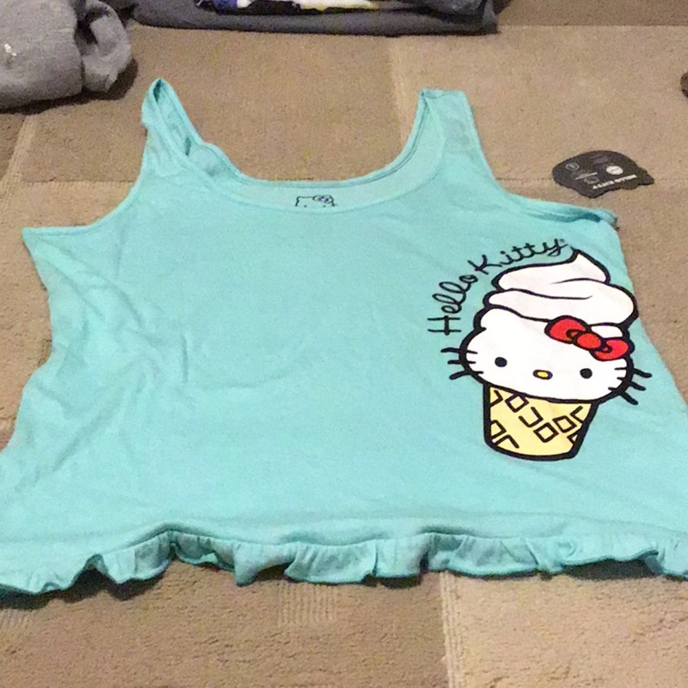 NWT Hello Kitty ice cream pjs large